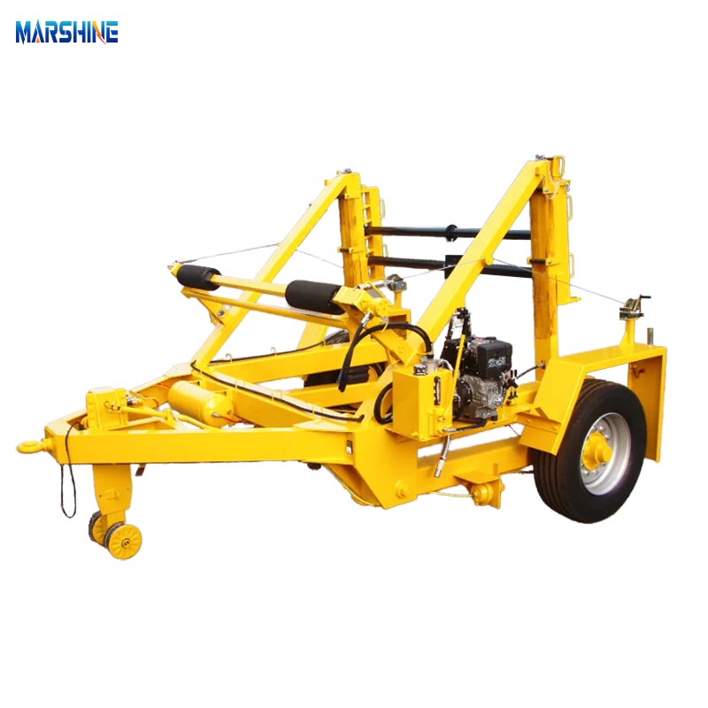 مقطورة طبلة الكابلات الهيدروليكية 10T من سبائك الصلب MAR-CD-250