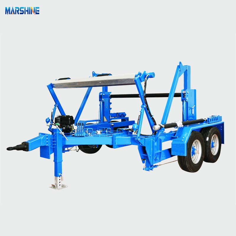 MAR-CD-310 مقطورة من سبائك الصلب ذات إطار دعم هيدروليكي من نوع كابل طبل