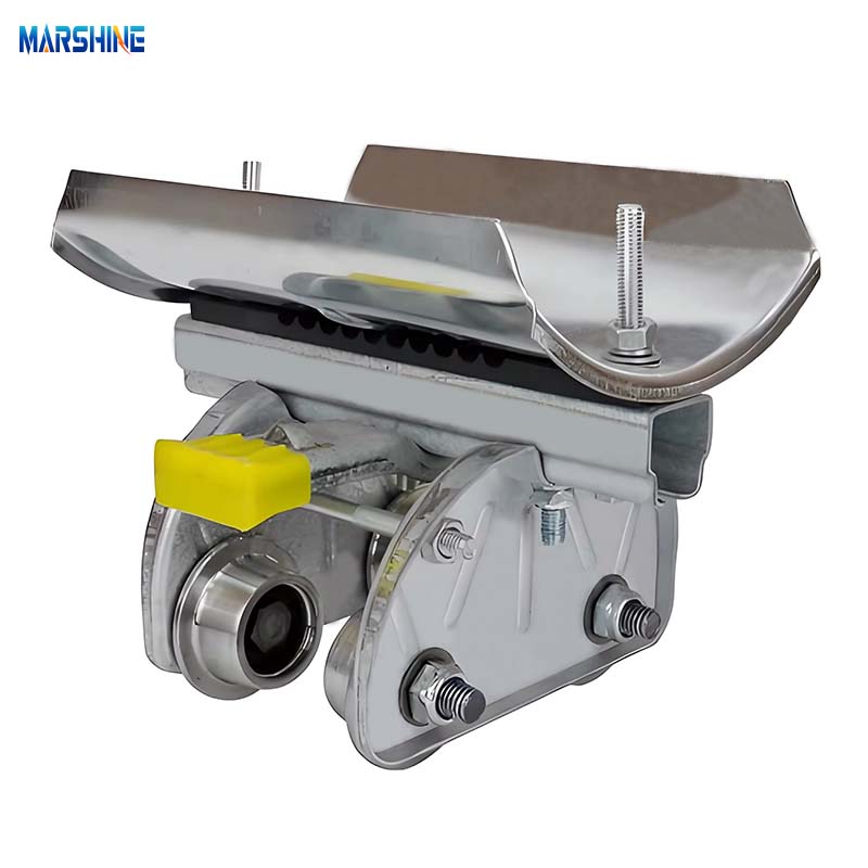 السكك الحديدية العلوية C المسار I شعاع تعليق بكرة كتلة التوتير الكابل